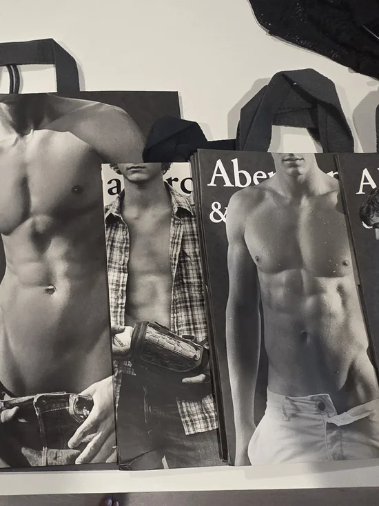 Vintage Abercrombie & Fitch + Hollister Shopping Totes (16) - Picture 2 of 3